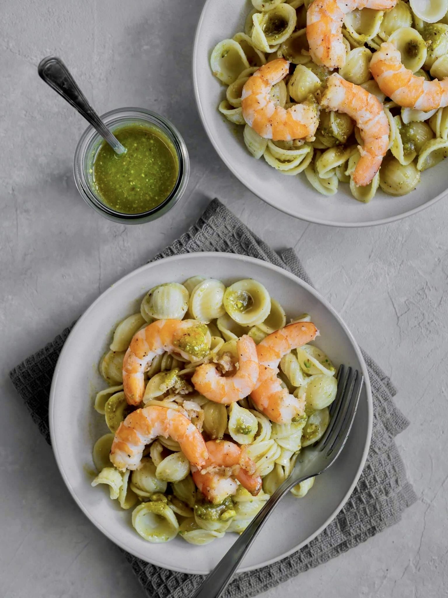 P Tes Au Pesto De Pistaches Et Crevettes Cannelle Et Coriandre