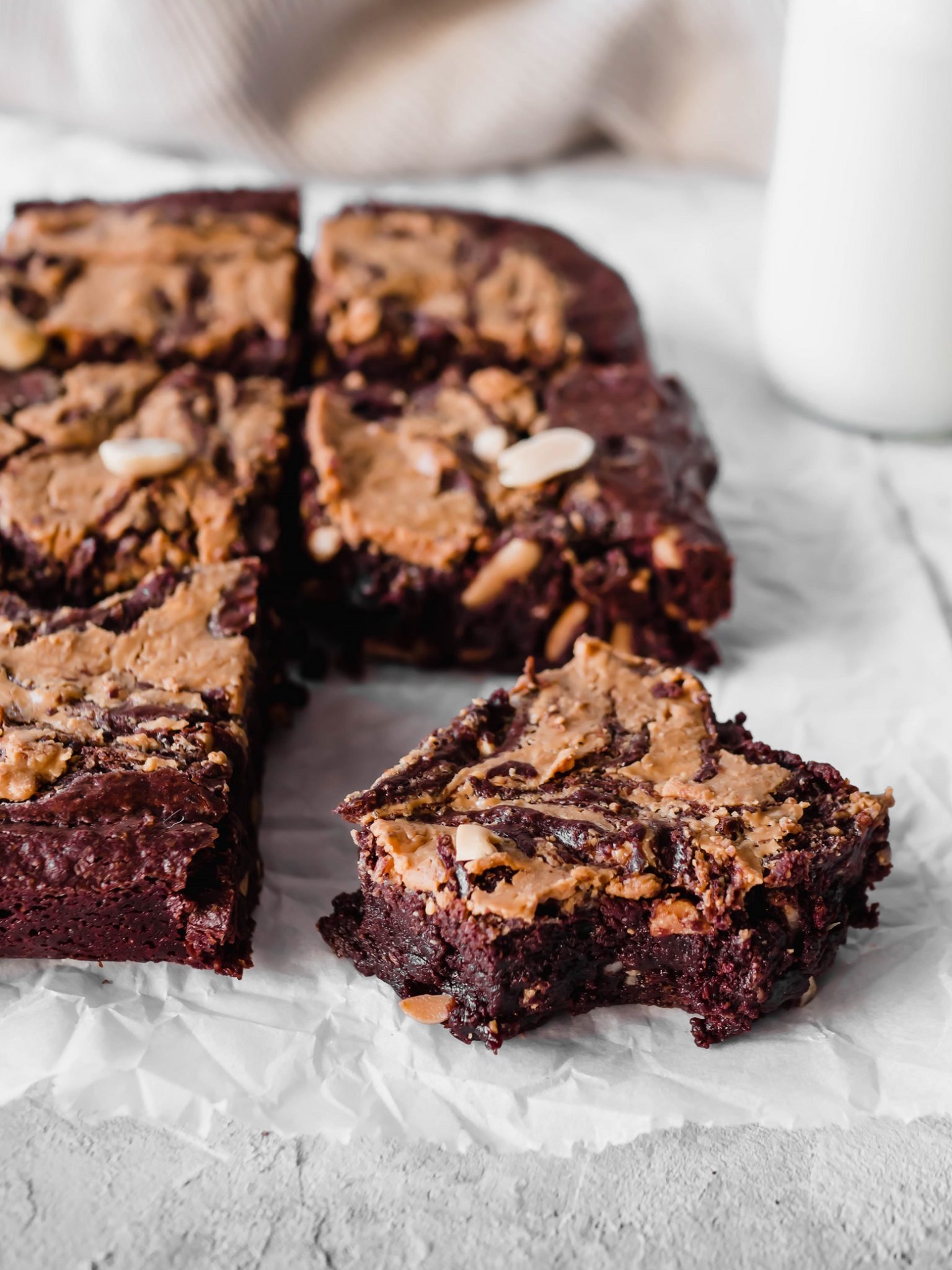 Brownie Chocolat Et Beurre De Cacahuètes | Cannelle Et Coriandre