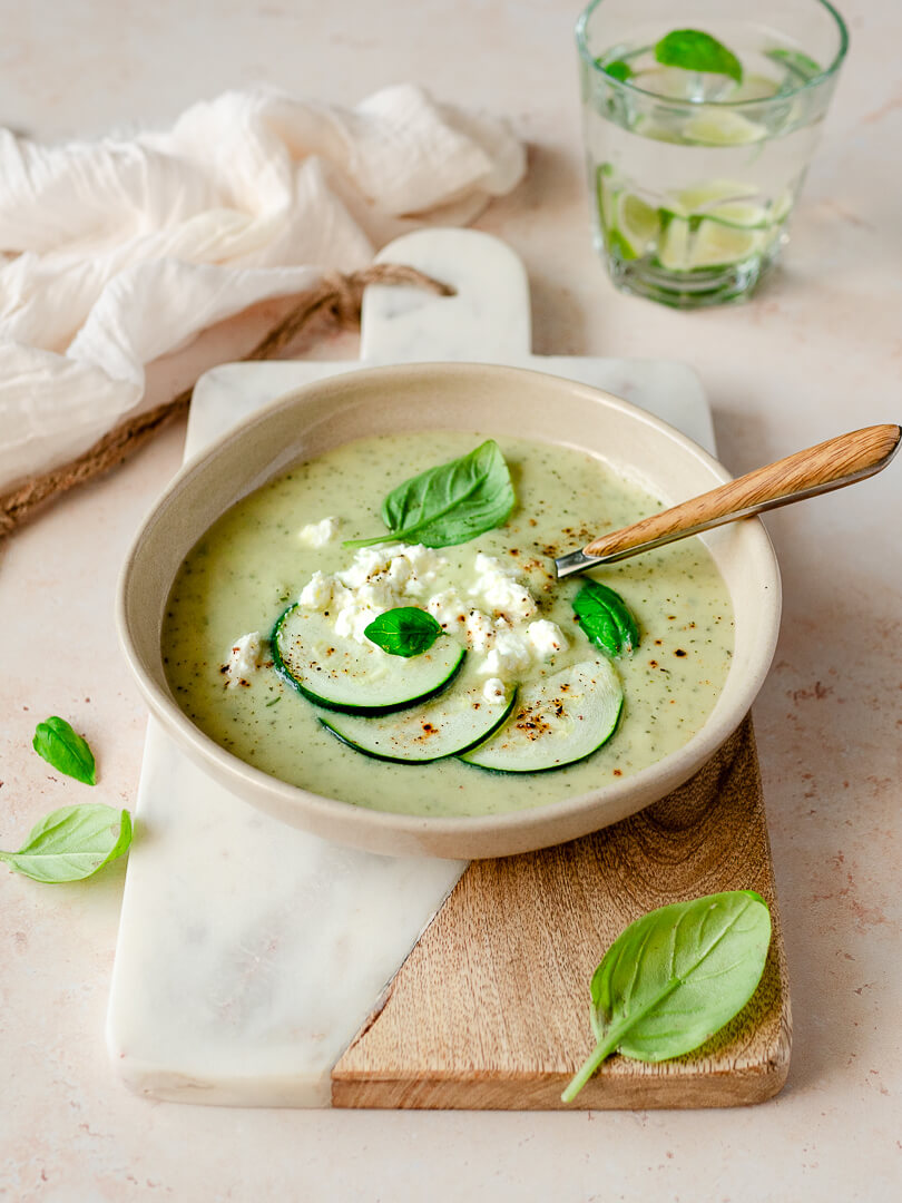 Velouté De Courgettes Au Basilic, Recette Facile | Cannelle Et Coriandre